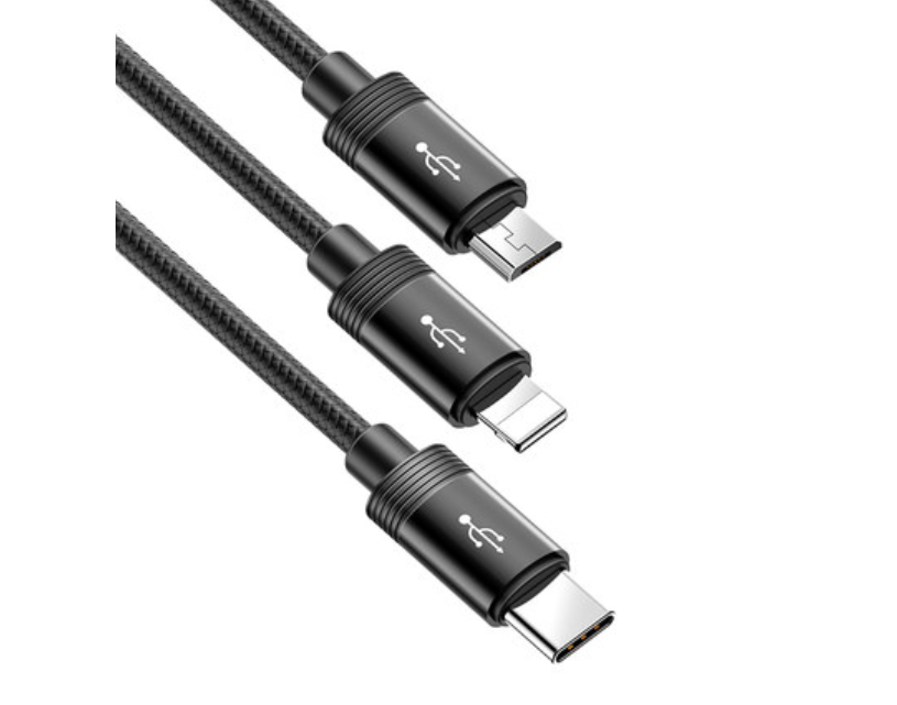 卡哲尼3A快充充電線一拖三
